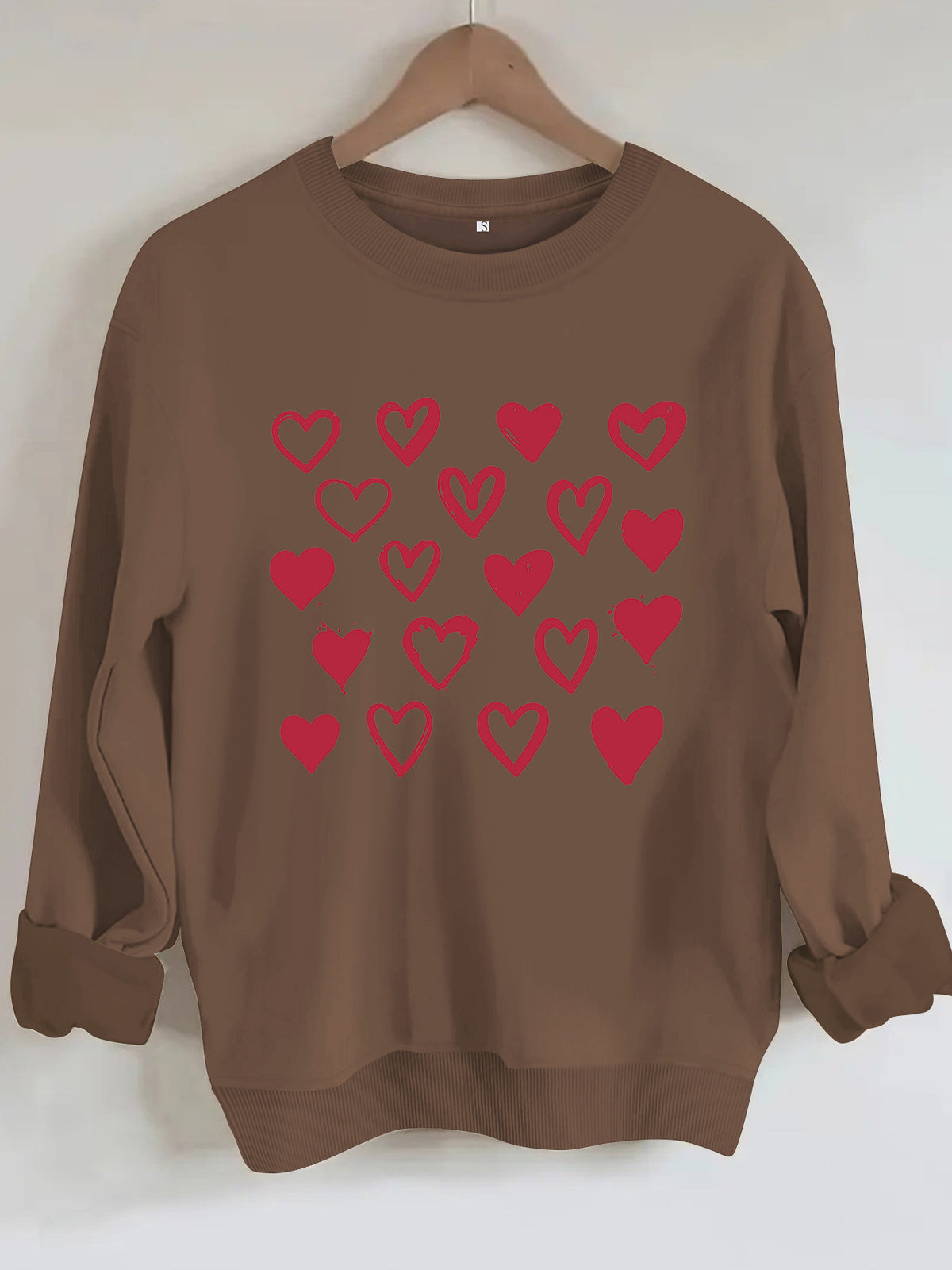 Long sleeved fleece hoodie