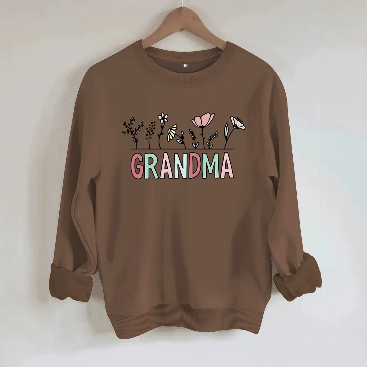 Long sleeved fleece hoodie