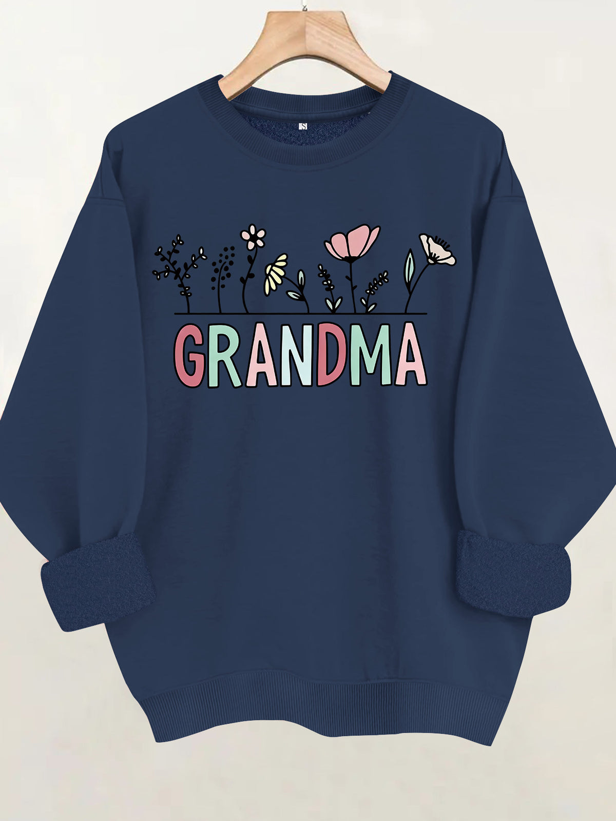 Long sleeved fleece hoodie