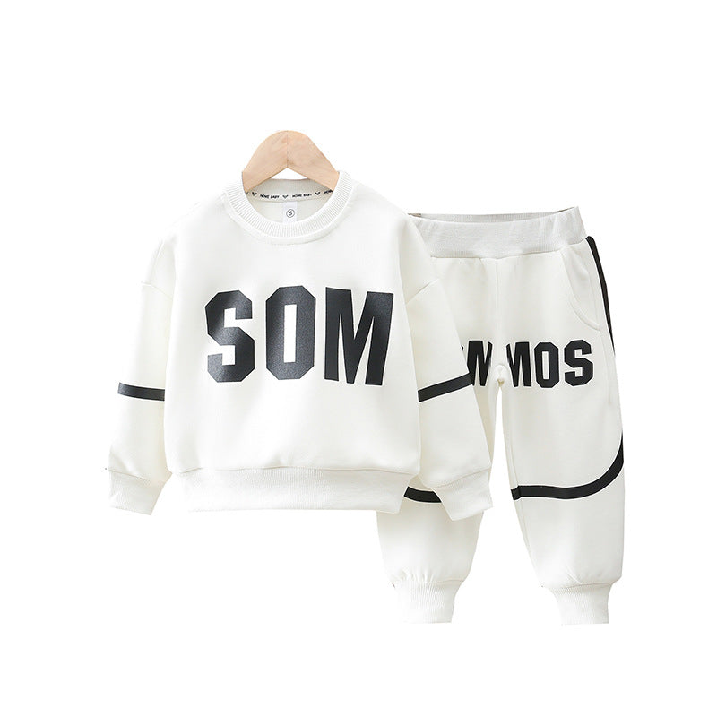 Boys Casual Sports Two-Piece Set Spring Autumn Trendy Outfits