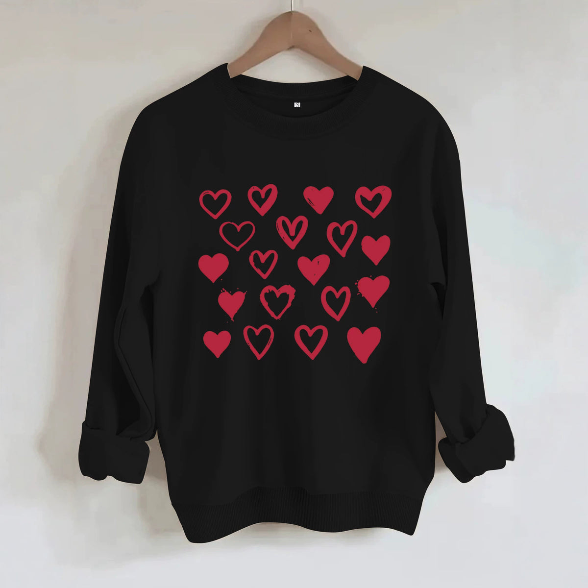 Long sleeved fleece hoodie