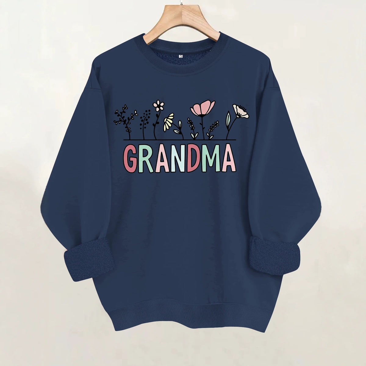 Long sleeved fleece hoodie