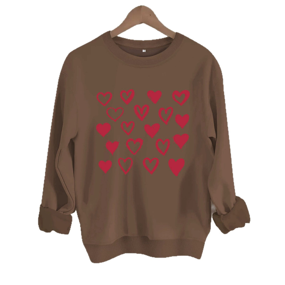 Long sleeved fleece hoodie