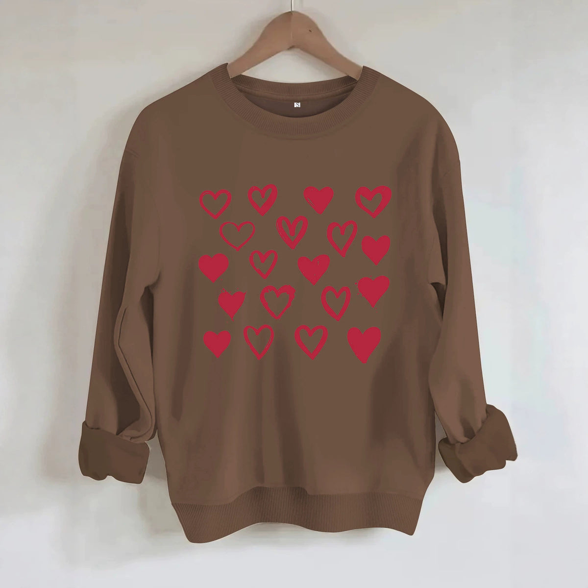 Long sleeved fleece hoodie