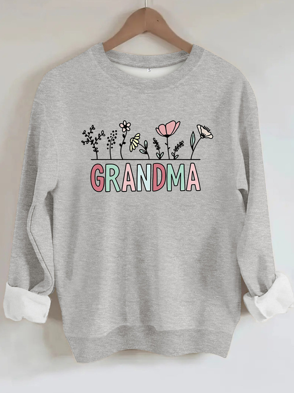 Long sleeved fleece hoodie